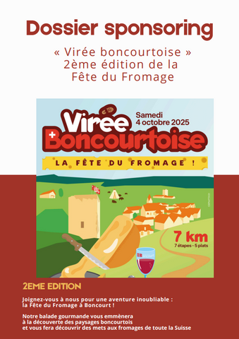 Dossier de sponsoring